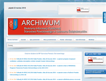Tablet Screenshot of bip.powiat.ostrowiecki.eu